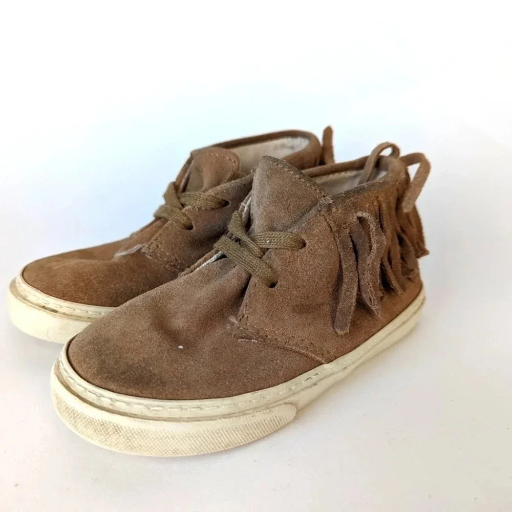 Gap Suede Fringe Boots- 8